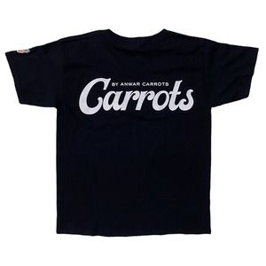Carrots By Anwar Carrots Men's Front and Rear Woodmark Logo Graphic Tee T-Shirt
